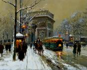 L'Arc de Triomphe, Hiver - 爱德华·科尔特斯